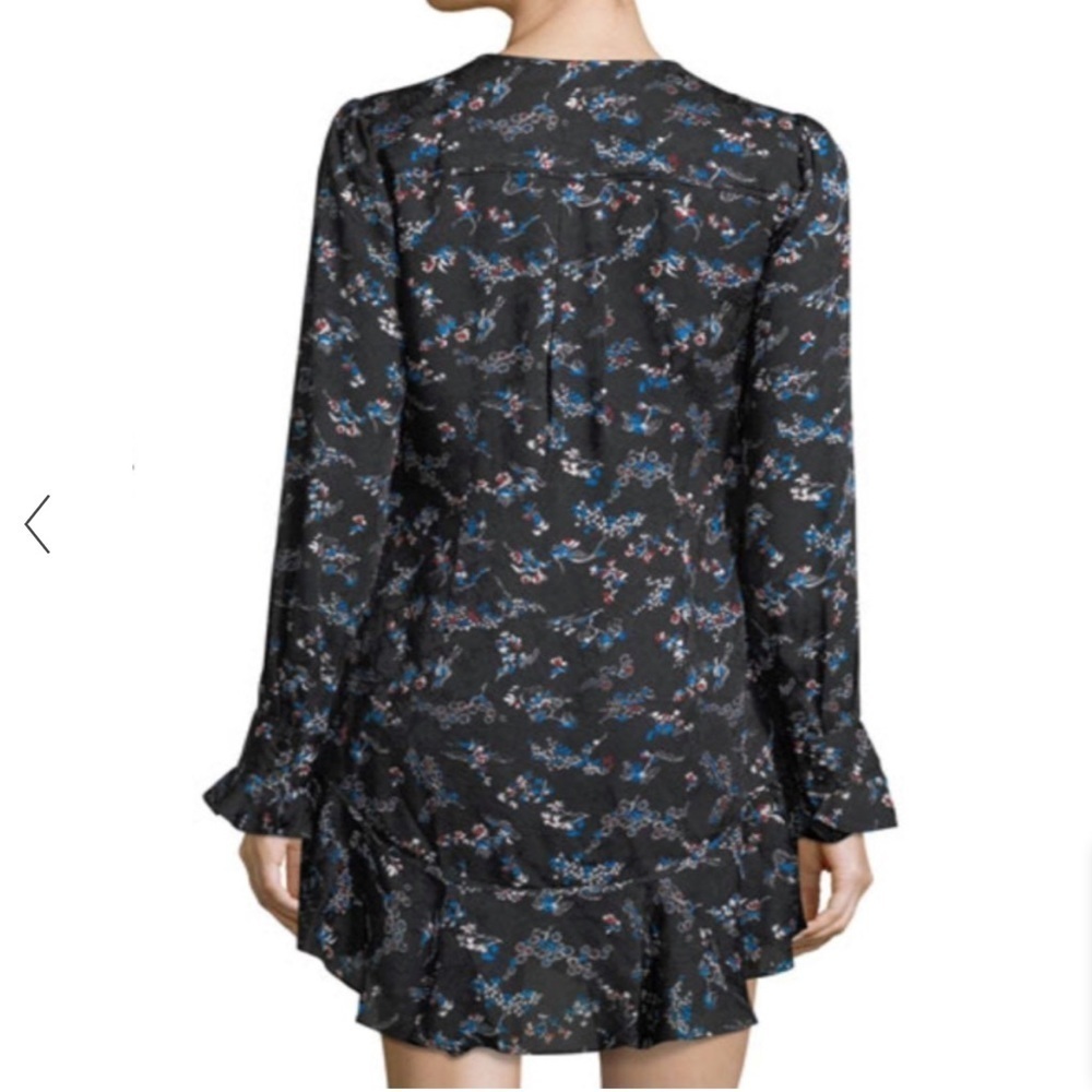 Veronica Beard Floral Print Silk Dress - Picture 3 of 10